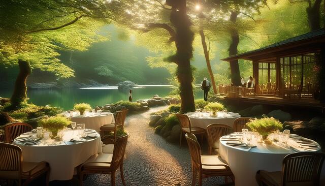 Smuk hyggelig restaurant