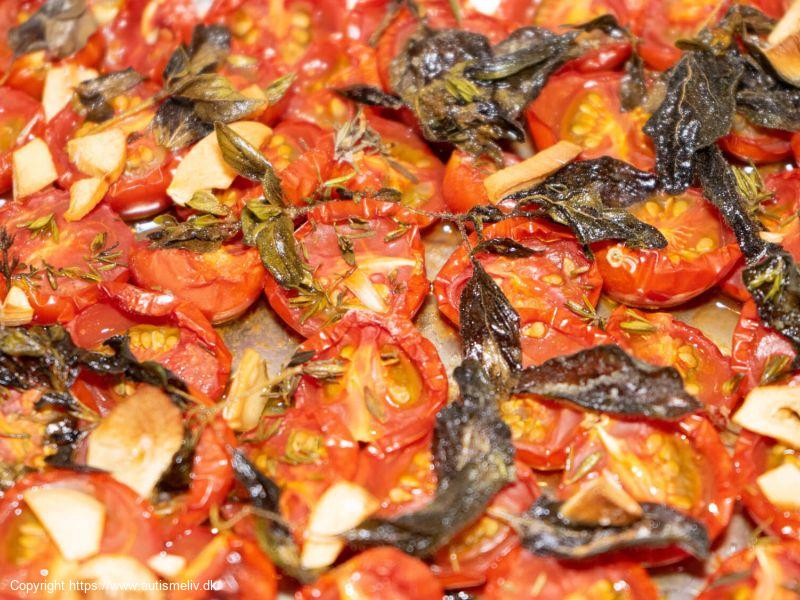 Ovntørrede og henkogte tomater