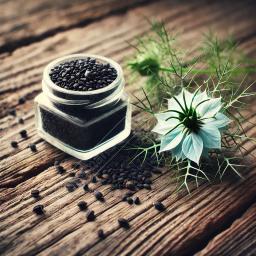 nigella seeds with plant a05ca med 